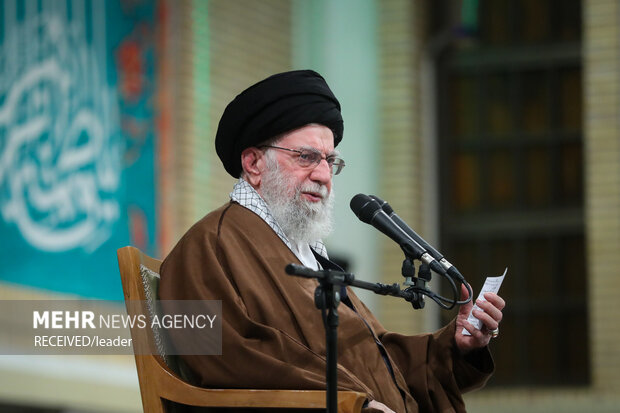 مراسم جشن میلاد حضرت زهرا (سلام‌الله‌علیها) در حضور رهبر معظم انقلاب