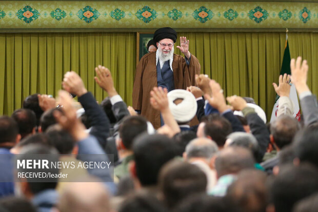 مراسم جشن میلاد حضرت زهرا (سلام‌الله‌علیها) در حضور رهبر معظم انقلاب