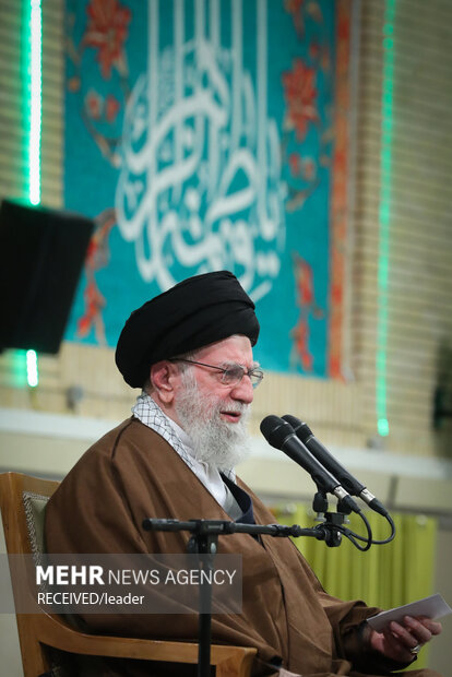 مراسم جشن میلاد حضرت زهرا (سلام‌الله‌علیها) در حضور رهبر معظم انقلاب