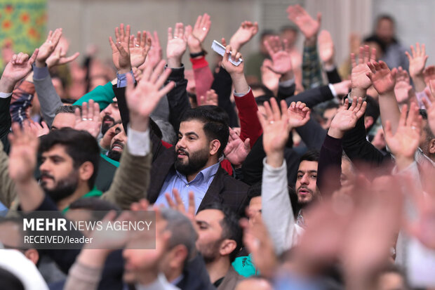 مراسم جشن میلاد حضرت زهرا (سلام‌الله‌علیها) در حضور رهبر معظم انقلاب