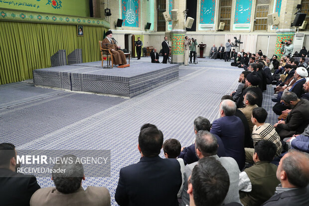 مراسم جشن میلاد حضرت زهرا (سلام‌الله‌علیها) در حضور رهبر معظم انقلاب