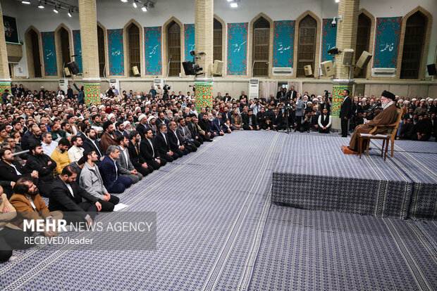 مراسم جشن میلاد حضرت زهرا (سلام‌الله‌علیها) در حضور رهبر معظم انقلاب