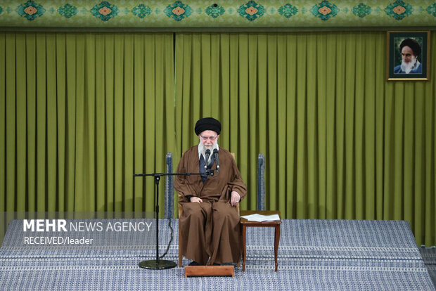 مراسم جشن میلاد حضرت زهرا (سلام‌الله‌علیها) در حضور رهبر معظم انقلاب