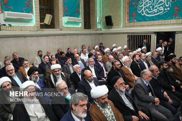 مراسم جشن میلاد حضرت زهرا (سلام‌الله‌علیها) در حضور رهبر معظم انقلاب