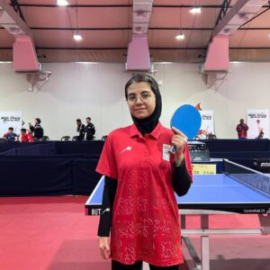 حنانه نجاتی در پاراتنیس روی میز قهرمان شد