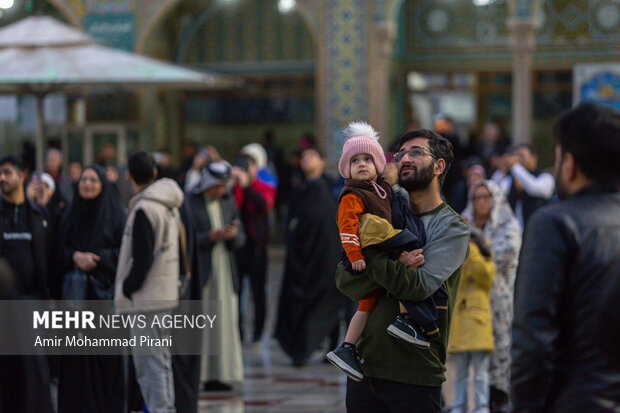 بارش باران پاییزی در قم