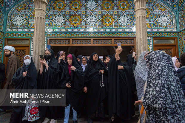 بارش باران پاییزی در قم