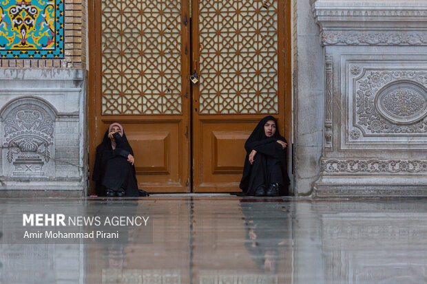 بارش باران پاییزی در قم