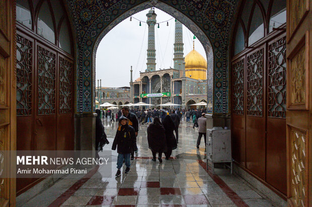 بارش باران پاییزی در قم