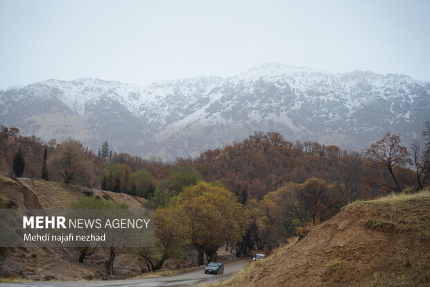 هوای زیبای بارانی شهر یاسوج