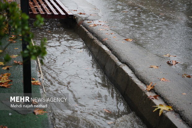 هوای زیبای بارانی شهر یاسوج