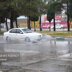 بارش باران پاییزی در یاسوج