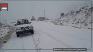 برف‌روبی گردنه‌ «گله مویه» الیگودرز