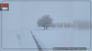 سفیدپوش شدن روستای نوروزآباد