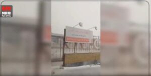 بارش برف در محور بروجرد به اراک