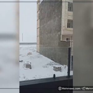 بارش برف در ازنا