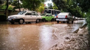 بارش شدید باران در چابکسر