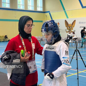 حذف نرگس جوادی از مسابقات پاراتکواندو 