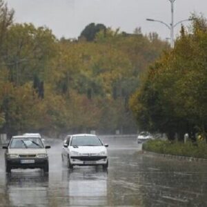 بارش شدید باران در شهر واجارگاه