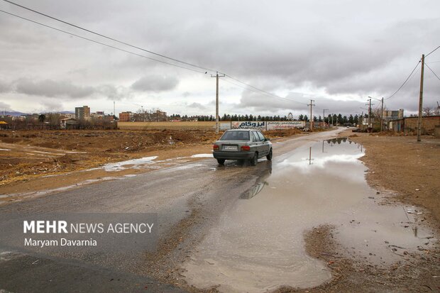 اولین باران پاییزی در بجنورد
