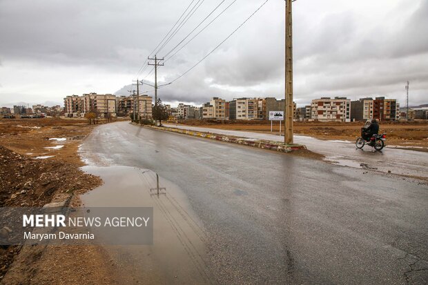 اولین باران پاییزی در بجنورد