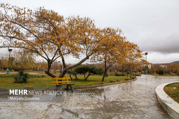 اولین باران پاییزی در بجنورد