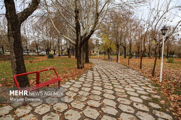 اولین باران پاییزی در بجنورد