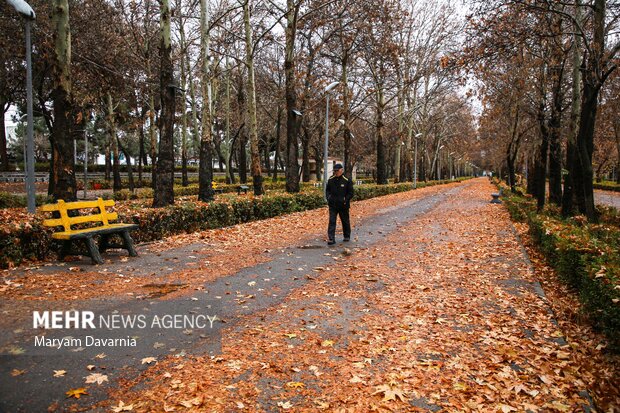 اولین باران پاییزی در بجنورد