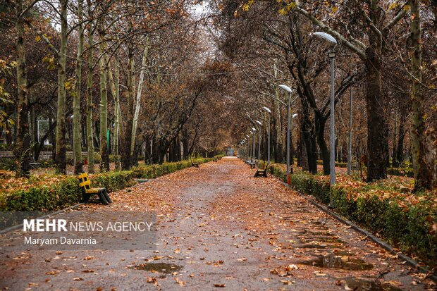 اولین باران پاییزی در بجنورد