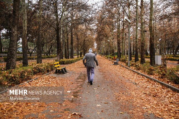 اولین باران پاییزی در بجنورد