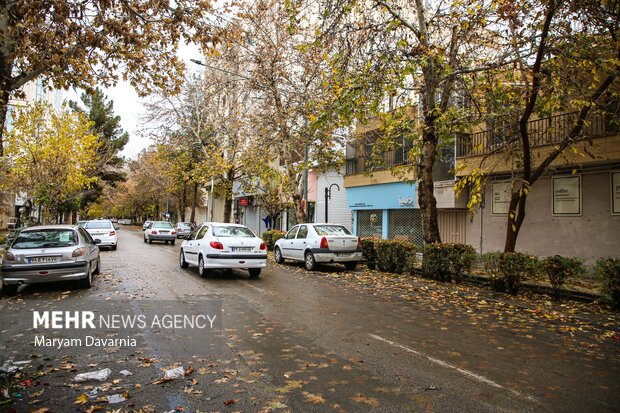 اولین باران پاییزی در بجنورد