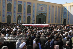 تشییع شهدای حادثه تروریستی لار در زابل