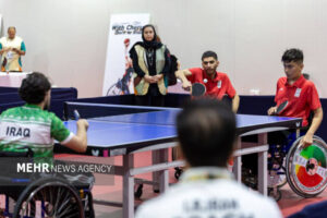 یک‌ برد و چهار باخت دیگر برای پاراتنیس روی میز ایران