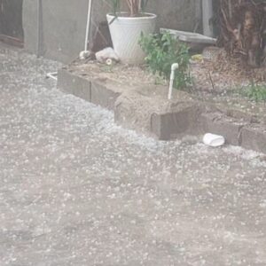 بارش تگرگ در آبپخش