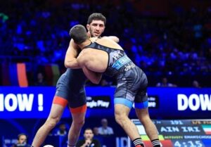 پیروزی مقتدرانه قهرمان المپیک مقابل کشتی‌گیر ایران+ فیلم