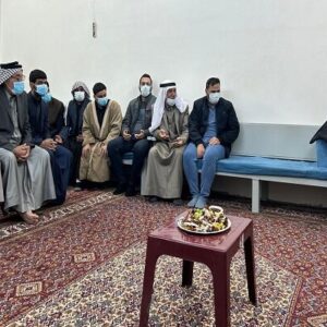جدیدترین تصویر از دیدار مردمی آیت‌الله سیستانی