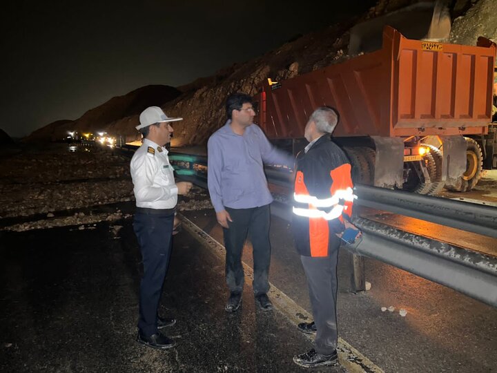 اتوبان کنگان–عسلویه پس از ۷ ساعت انسداد بازگشایی شد