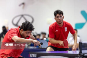 صعود تیم دوبل پاراتنیس روی میز ایران به فینال