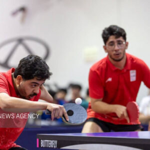 صعود تیم دوبل پاراتنیس روی میز ایران به فینال