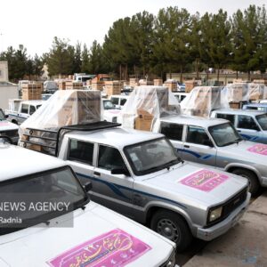 مراسم اهدای ۲۲۰ سری جهیزیه در بیرجند