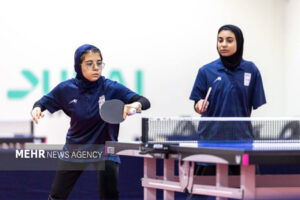 دو مدال برنز برای تیم‌های دوبل دختران و پسران پاراتنیس روی میز ایران 