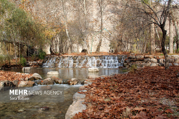 پاییز در طاق‌بستان؛ تلاقی رنگ‌های فصل با تاریخ سنگی کرمانشاه