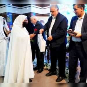 جشن آغاز زندگی ۱۱۰ زوج جوان در مشهد برگزار شد