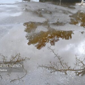 اولین بارش پاییزی باران در بیرجند