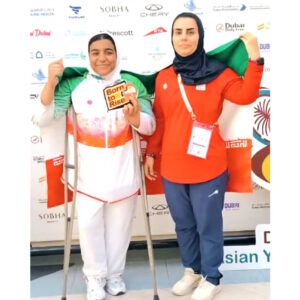 نیایش سلیمی نخستین مدال آسیایی پاراوزنه‌برداری هرمزگان را کسب کرد