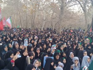 اجتماع ۲ هزار نفری بانوان مشهدی در بوستان ملت برگزار شد