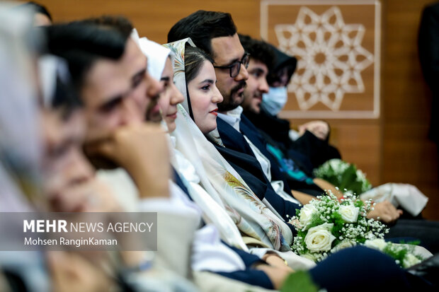مراسم ازدواج ۹۰۰ زوج از فرزندان بازنشستگان نیروهای مسلح