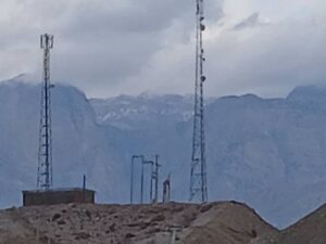 بارش برف در ارتفاعات روستای درگز سیاهو