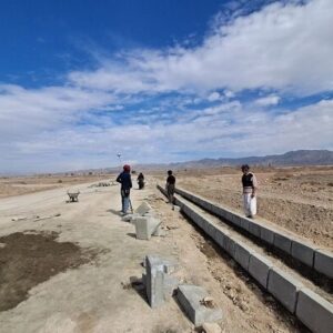 سایت ۷۹ هکتاری طرح نهضت مسکن میرجاوه به مرحله نهایی سازی رسید