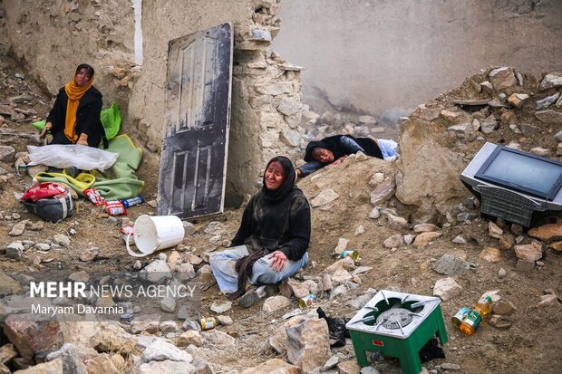 مانور زلزله ۶.۸ ریشتری و سیل در روستای باغچق بجنورد